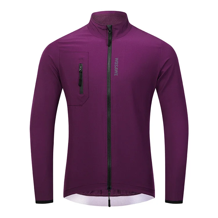 Men's Cycling Jacket Full Zip Windshirt Sports Coat