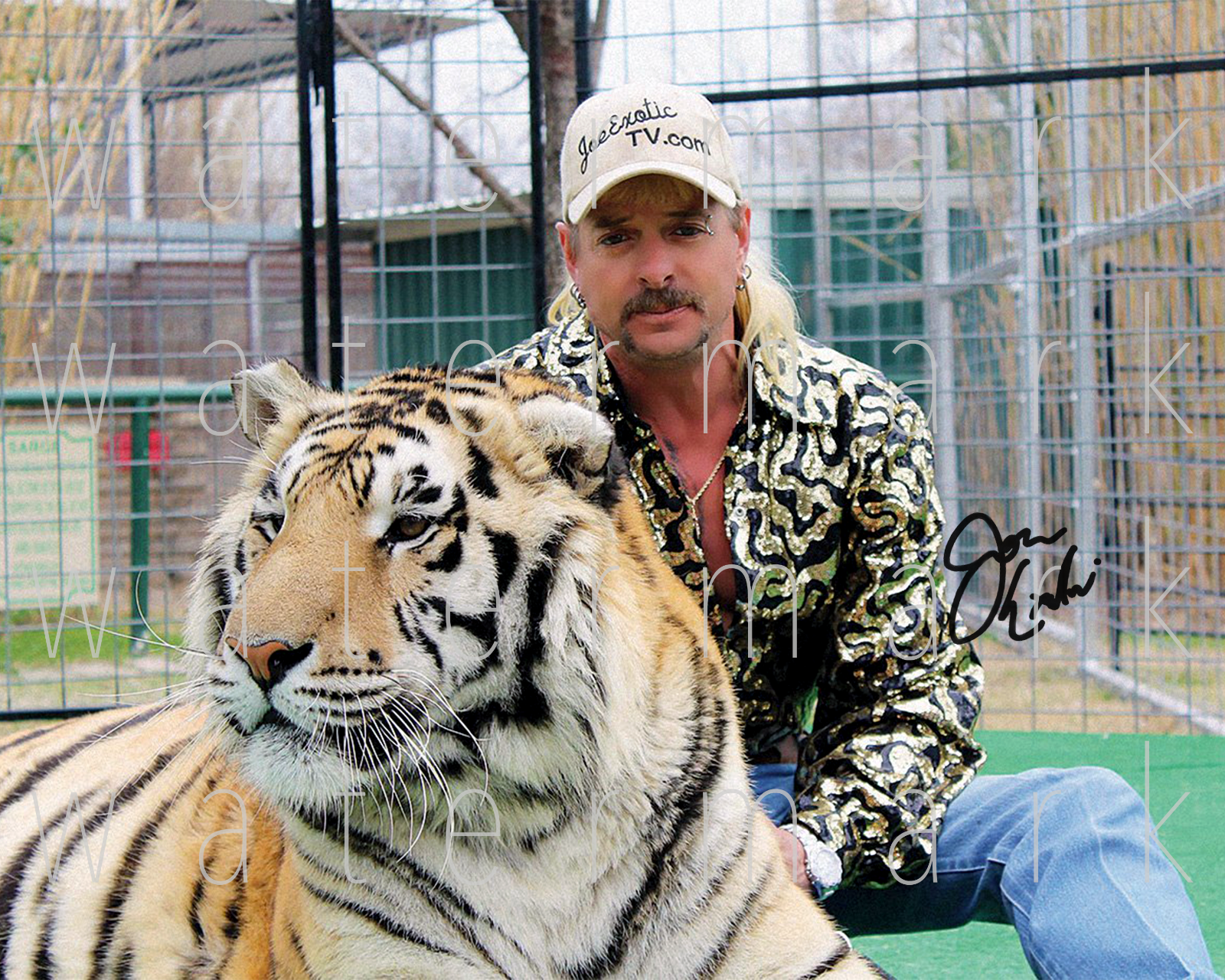 Tiger King Joe Exotic signed 8x10 inch print picture Photo Poster painting poster autograph RP