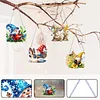 4Pcs Diamond Painting Acrylic Goblin Pendant Single Side Drill Home Garden Decor