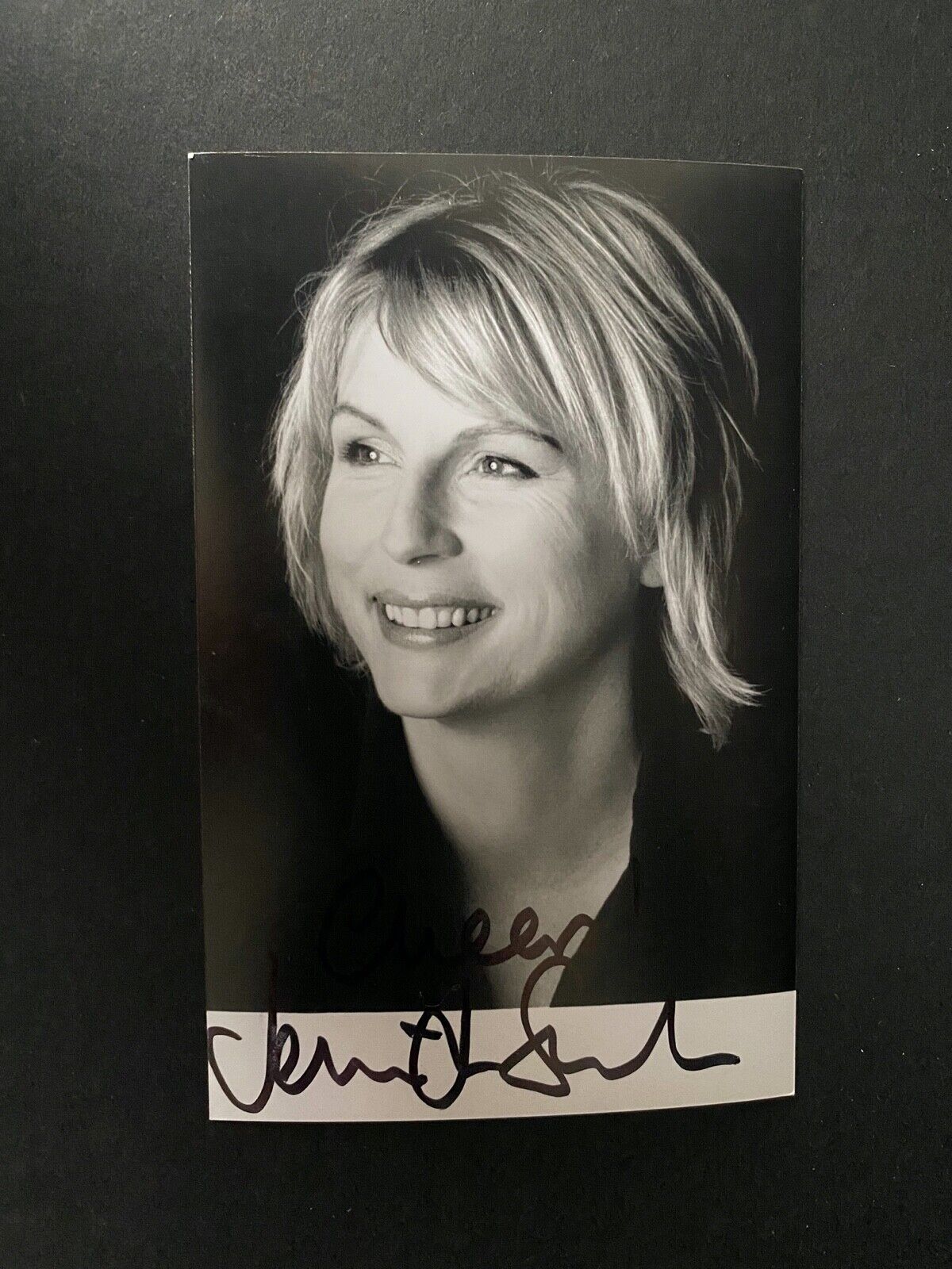 JENNIFER SAUNDERS - GREAT BRITISH COMEDY ACTRESS - SUPERB SIGNED Photo Poster painting