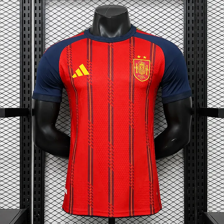 Player Edition - Spain 2026 World Cup Home Jersey（Two Stars） 1:1 Thai Quality
