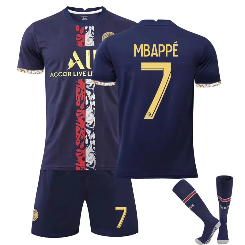 22/23 Paris Saint-Germain Mbappe N. 7 ,Messi N.30,Neymar N10,Home Kids Men