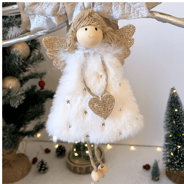 Handmade Christmas Angels Decoration