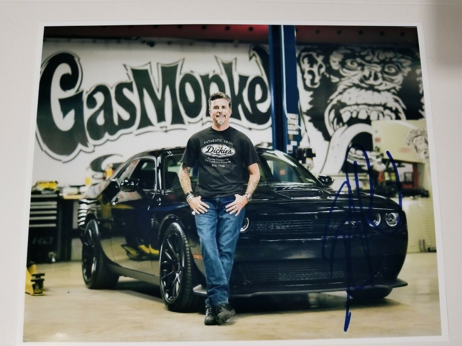 Fast N Loud Signed 8x10 Photo Poster painting RP -  Shipping!! Gas Monkey Richard