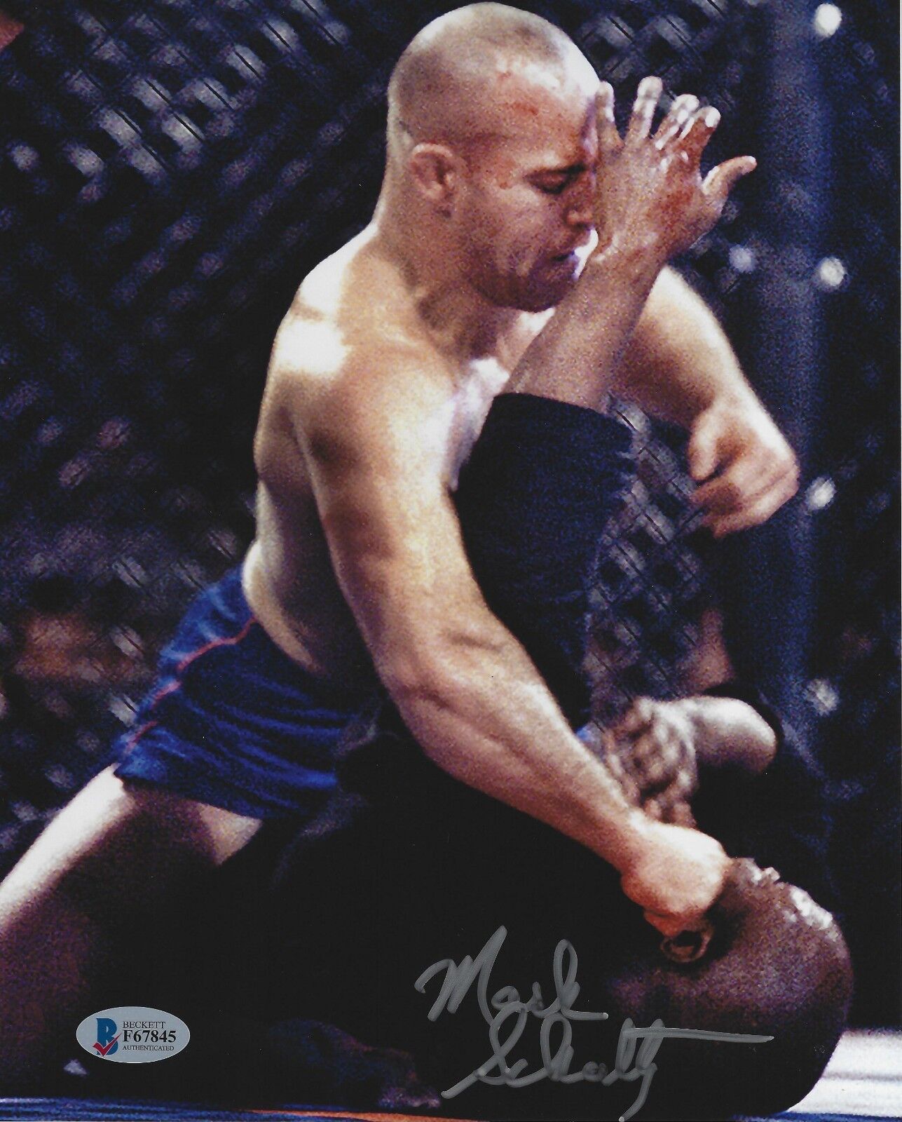 Mark Schultz Signed 8x10 Photo Poster painting BAS COA 1984 Olympic Wrestling UFC 9 Foxcatcher 1