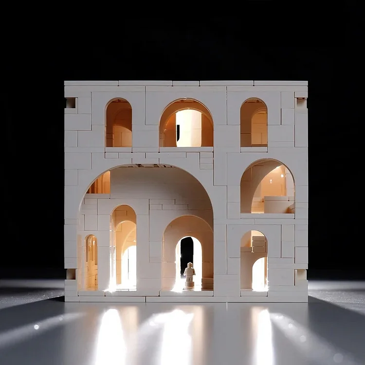 Deformable Castle Building Blocks Series 08 slivor