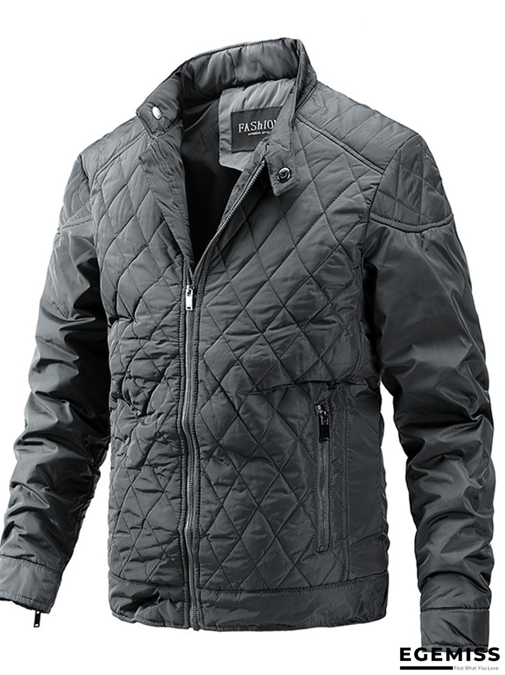 Men's Casual Thin Cotton Solid Color Jacket | EGEMISS