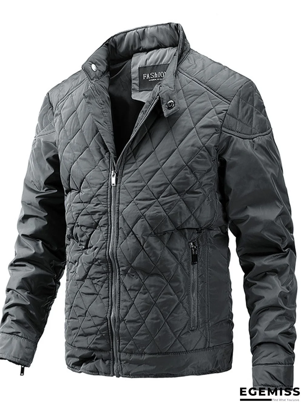 Men's Casual Thin Cotton Solid Color Jacket | EGEMISS