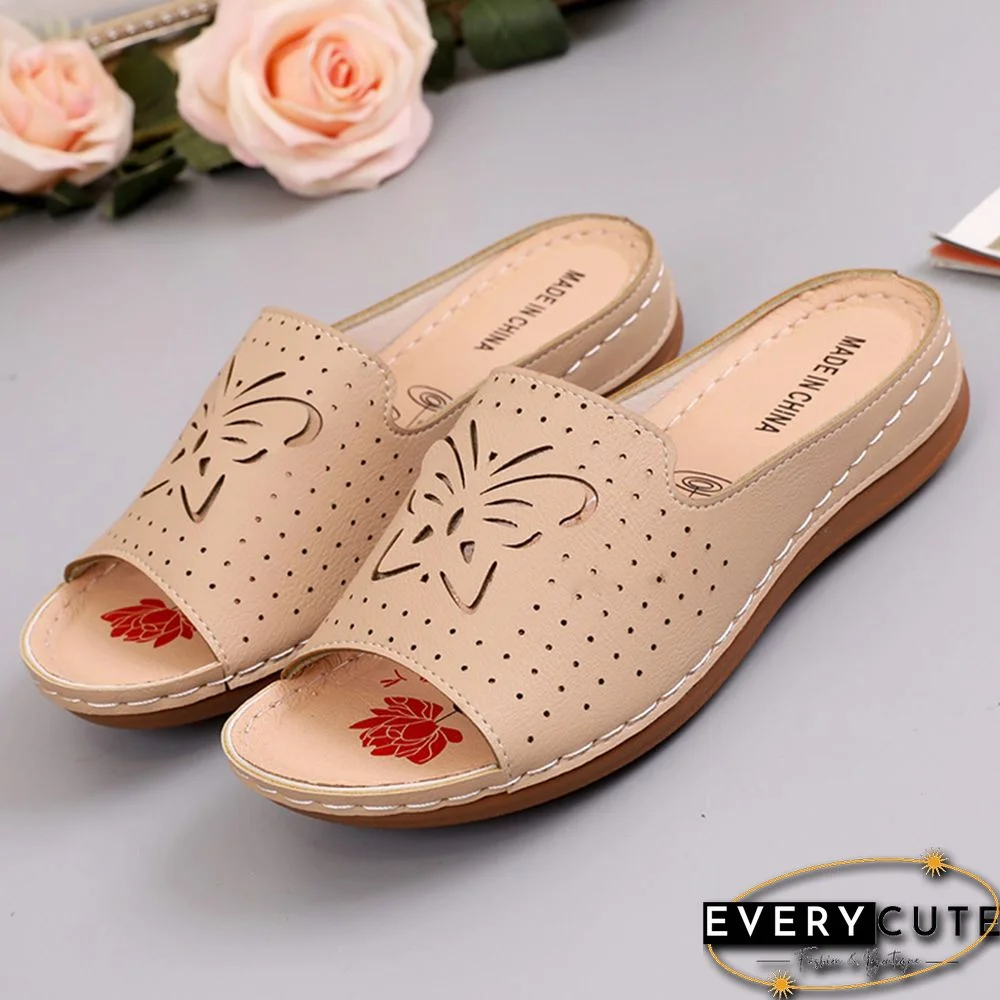 New Shoes Sandals Women Outdoor Walking Shoes Retro Ladies Shoes Slip On Women Shoe Slipper Female Zapatillas Muje Footwear