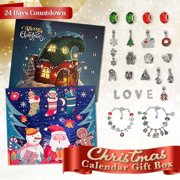 Christmas Calendar Jewelry Gift Box
