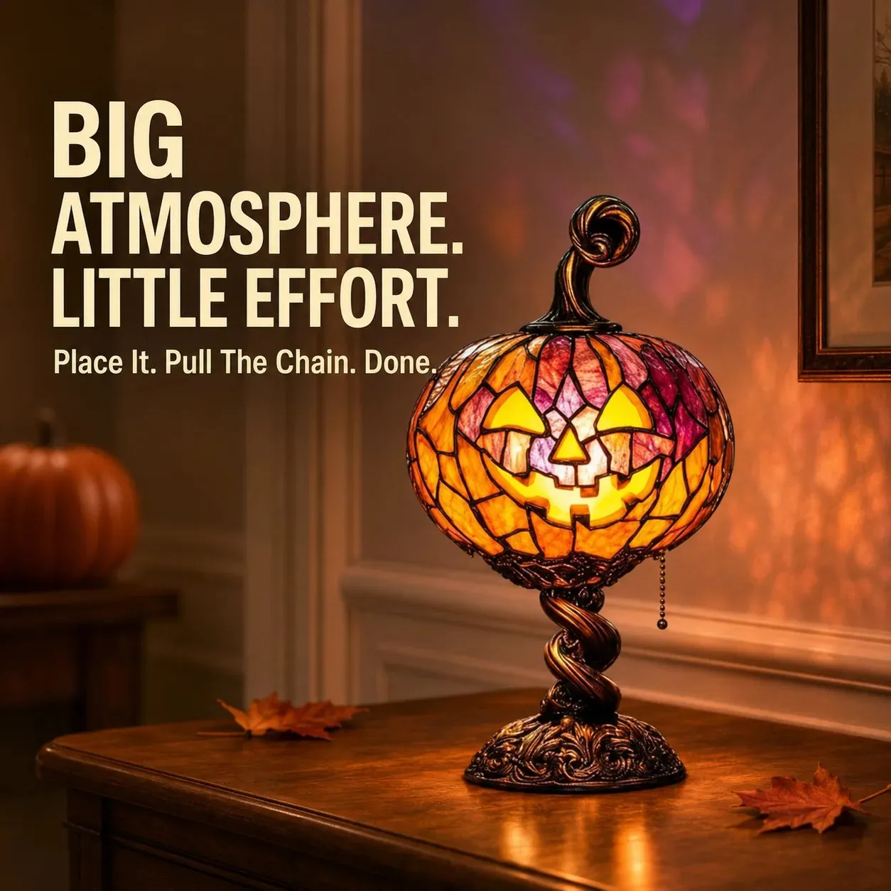 Halloween Pumpkin Glow Lamp