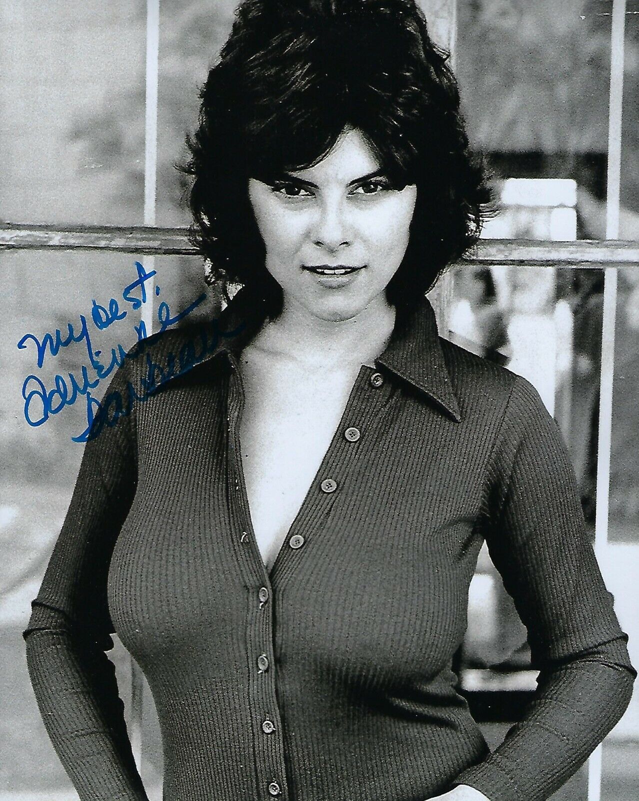 GFA Escape from New York Movie * ADRIENNE BARBEAU * Signed 8x10 Photo Poster painting COA