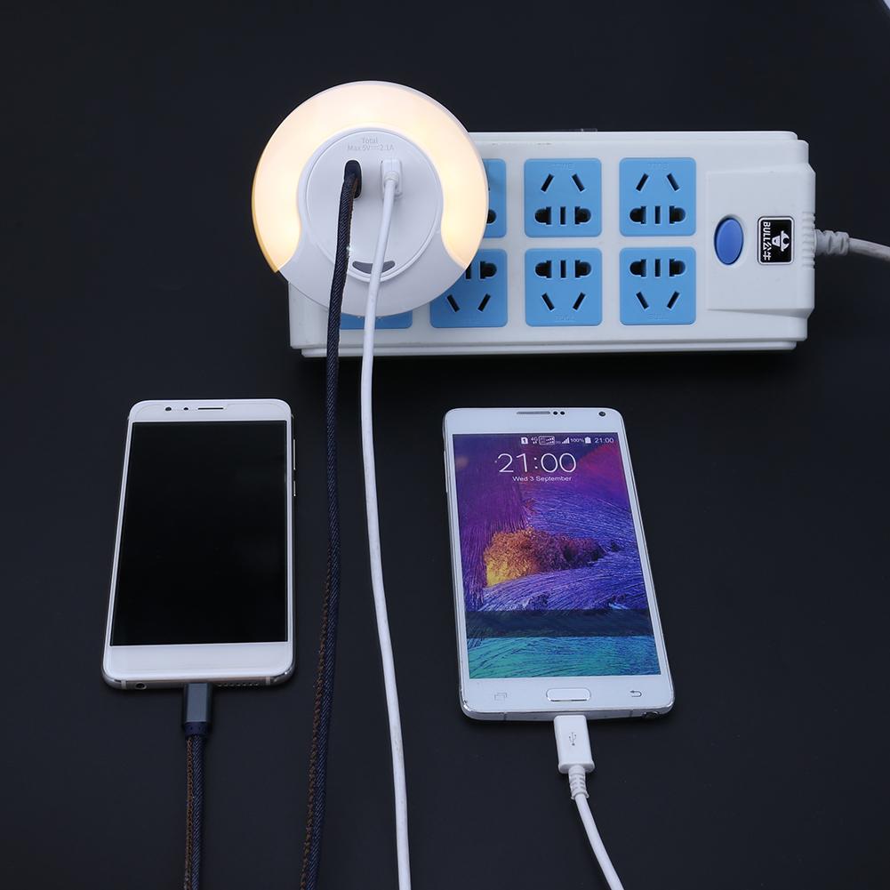 

Sensor LED With 2 USB Port-Night Light, 501 Original