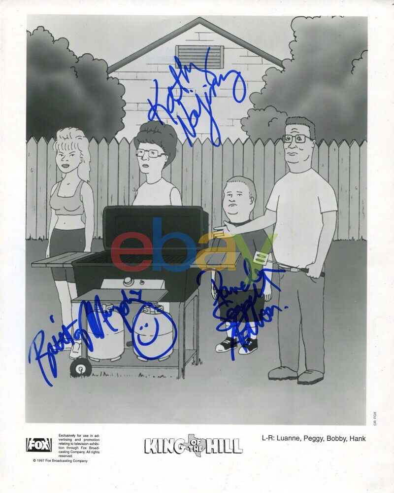 KING OF THE HILL SIGNED 8X10 Photo Poster painting BRITTANY MURPHY KATHY NAJIMY PAMELA ADLON rep