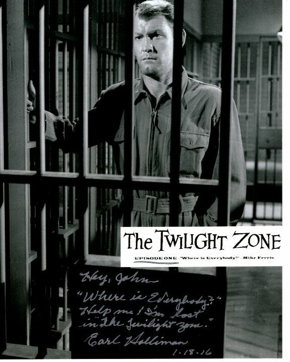 EARL HOLLIMAN Autographed Signed THE TWILIGHT ZONE Photo Poster paintinggraph - To John CONTENT