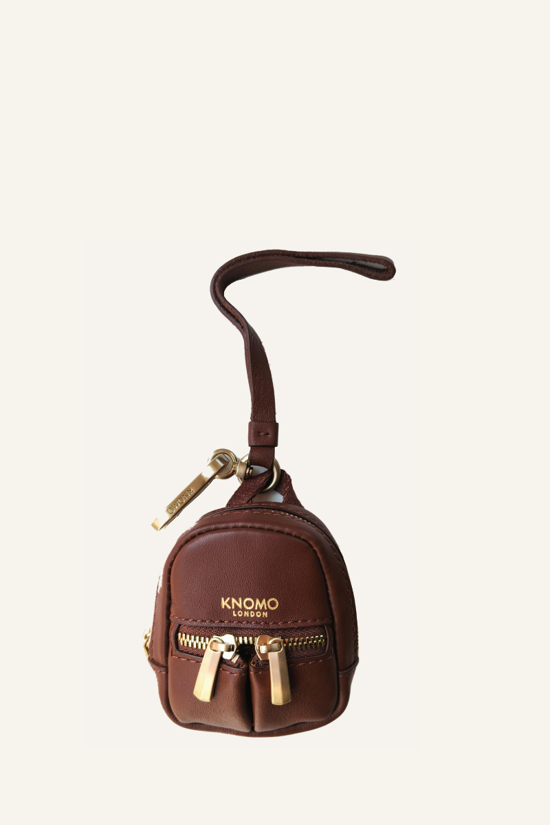 Mini Leather Coin Purse with Keyring  KNOMO USA - Bags that work beautifully