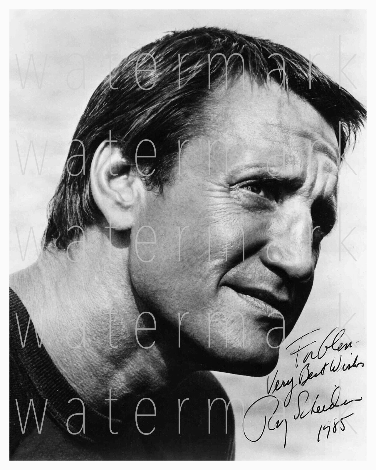 Roy Scheider - JAWS 1985 Chief Martin signed Photo Poster painting 8X10 poster pic autograph RP