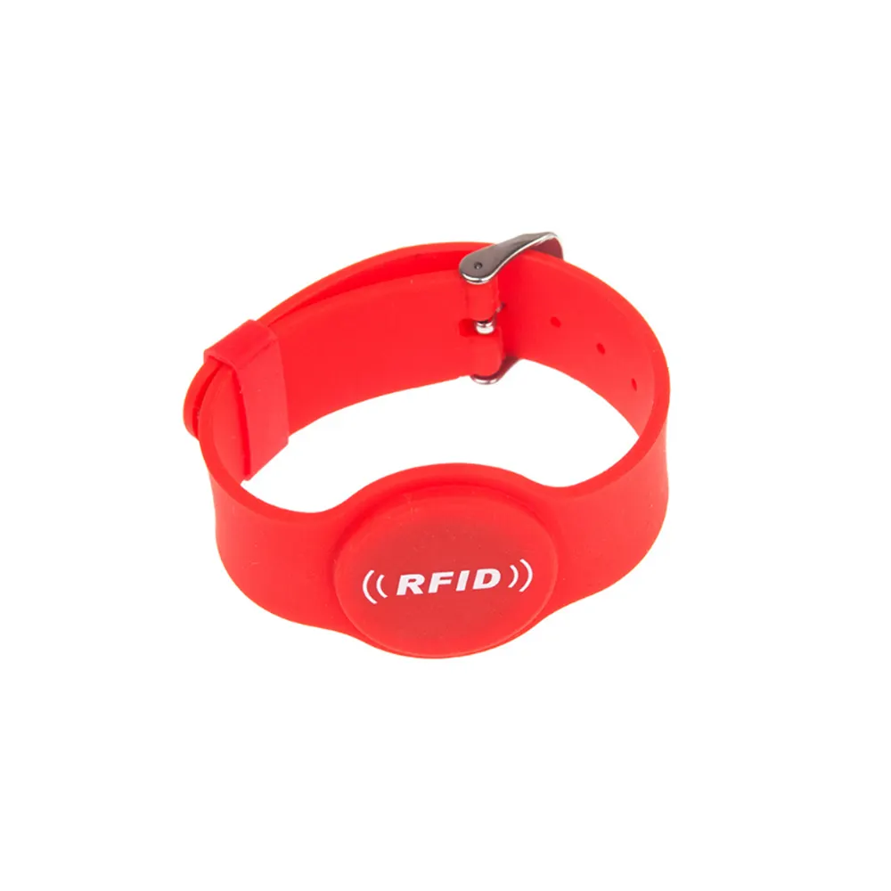 Water Park Sauna 125khz 13.56mhz Bracelet RFID Silicone Wrist Band Key Gym RFID Wristband 8
