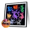 Pokémon-Peinture diamant rond complet-30*30cm