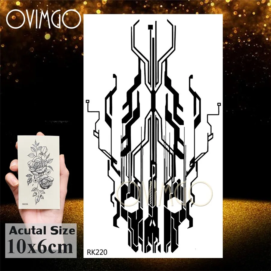 Sdrawing Sexy Kiss Haert Star Temporary Tattoos Paste Paper Body Art Arm Beck Fake Tatoo For Men Women Disposable Tattoo Sticker