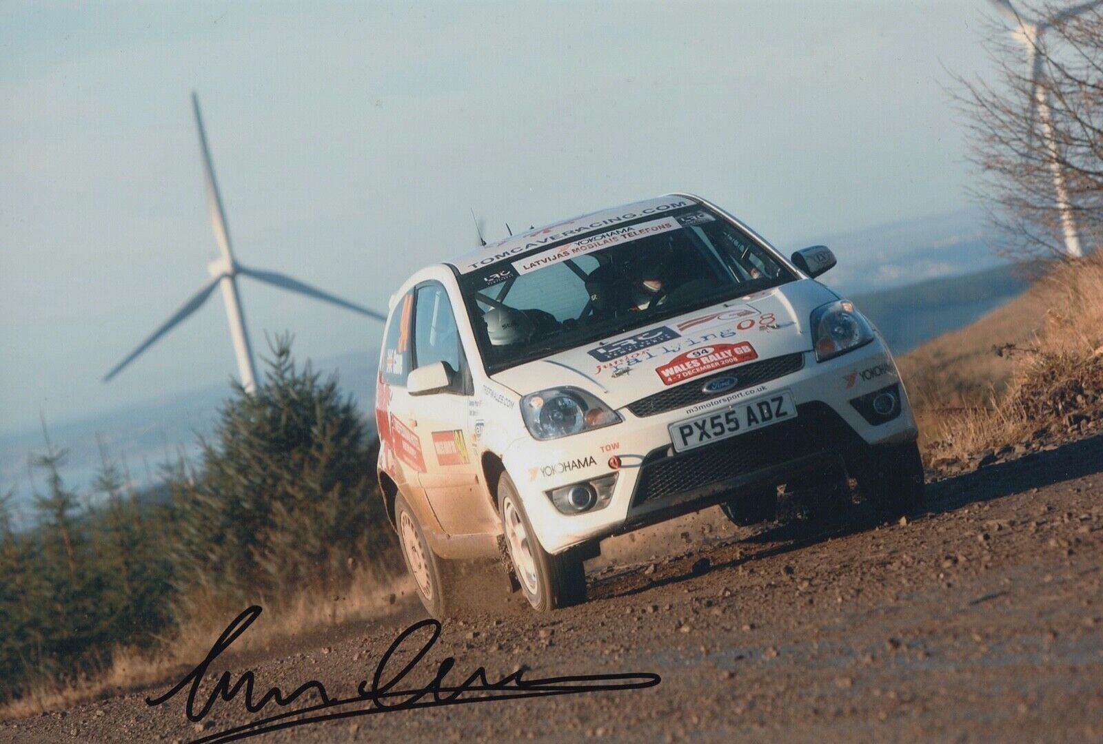 Tom Cave Hand Signed 12x8 Photo Poster painting - Rally Autograph.