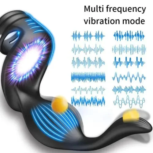 pornhint Pornhint Anal Butt Plug Vibrator Prostate Massager Cock Enhancer Ring Sex Toy Men Couples