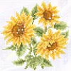 Sunflower - 9CT Partial Beaded Cross Stitch Kit(19x19cm)