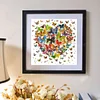 Diamond Painting-5D Full Round Drill Butterfly Heart