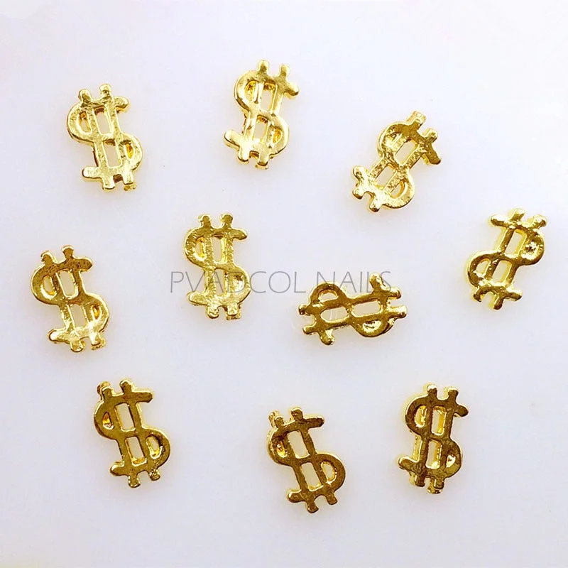 Bee Nails 3D Alloy Metal Nail Art Manicure Charms Gold Plated Salon Tips Rhinestones Decoration-Nail Inspo