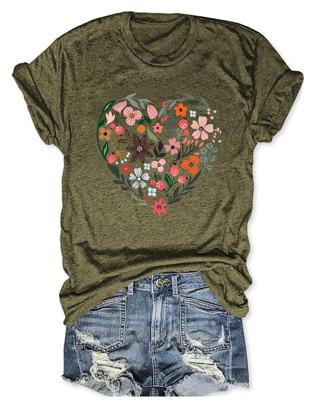 Wildflower Heart T-Shirt