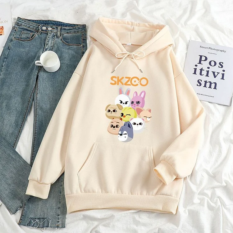 Stray Kids SKZOO Candy Color Hoodie