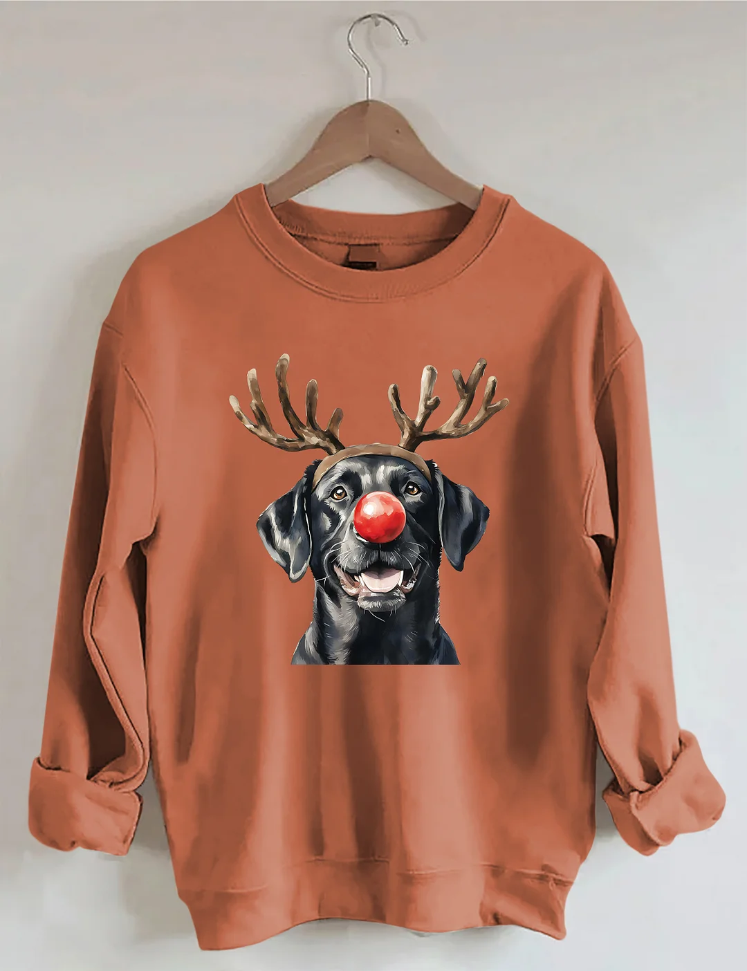 Christmas Black Lab Sweatshirt