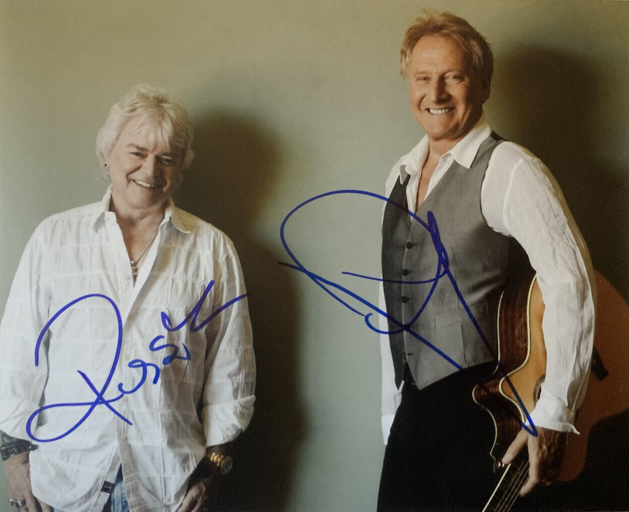 AIR SUPPLY HAND SIGNED 8x10 Photo Poster painting AUTOGRAPH RARE AUTHENTIC COA