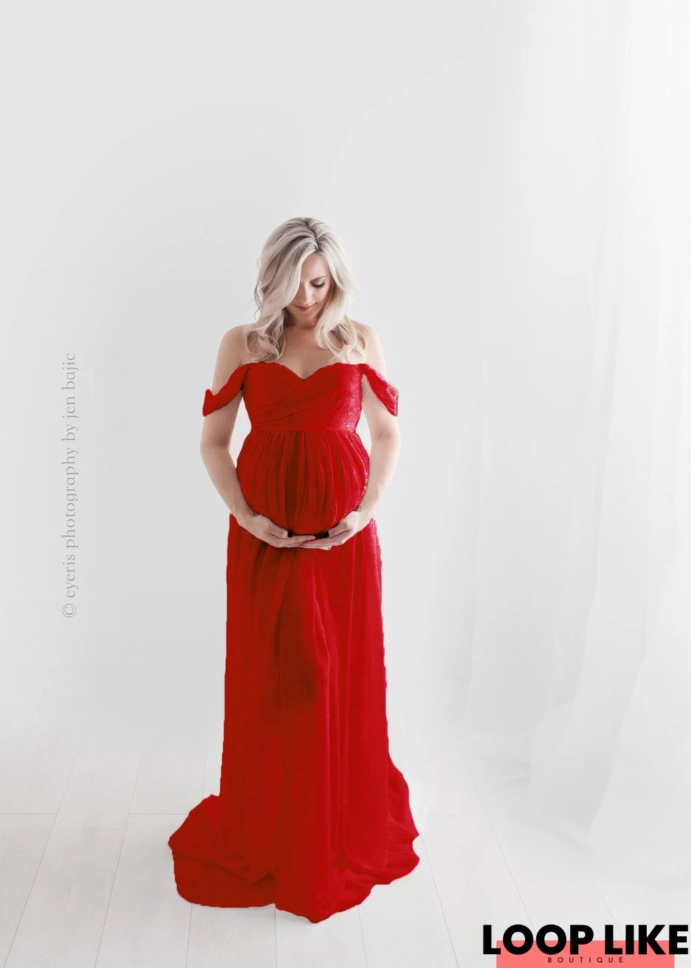 Popular Slouchy Chiffon Pregnant Women's Maxi Dress
