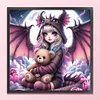 (Multi-Style) Girl-11CT Stamped Cross Stitch 50*50cm/19.69*19.69in