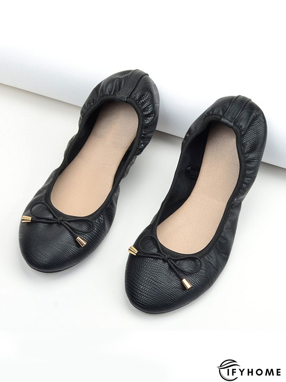 Retro Bow Comfortable Soft Shallow Shoes | IFYHOME