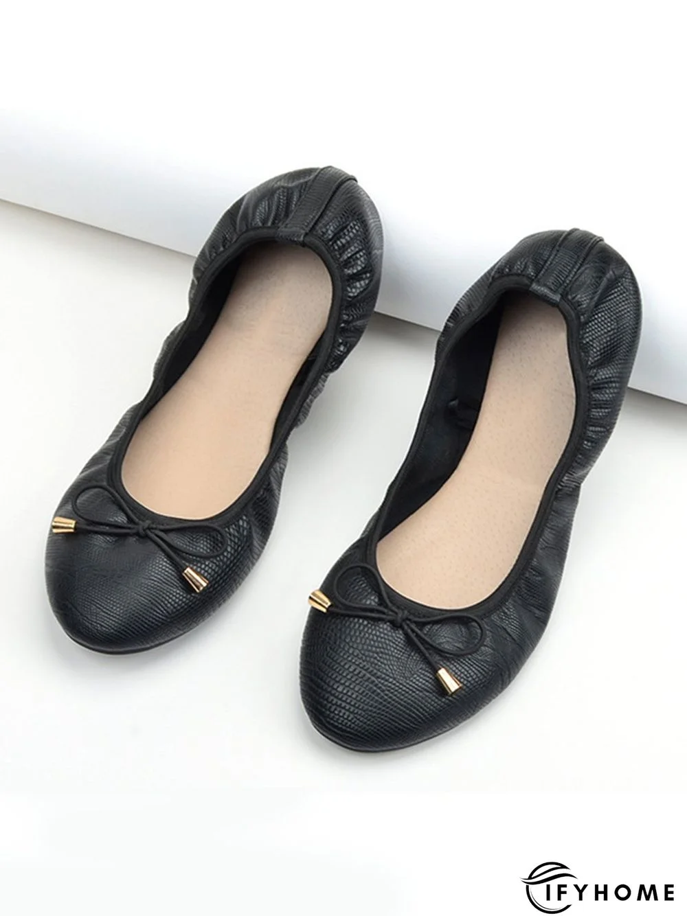 Retro Bow Comfortable Soft Shallow Shoes | IFYHOME