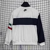1994 Italy White Full Zipper Jacket Windbreaker