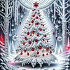 Diamond Painting-DIY Crystal Rhinestone Xmas Tree
