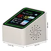 Smart WiFi Weather Forecast Station Clock with Temperature Humidity Display Date Weather Digital Clock Station for Kitchen Bathroom Office Bedroom Home