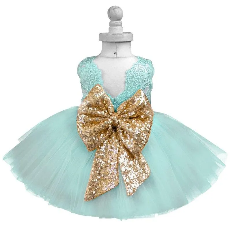 Baby Girl Dress Lace Flower 1st Birthday Beading Dress Newborn Baby Girl Christening Gown Infant Party Princess Pink Vestidos
