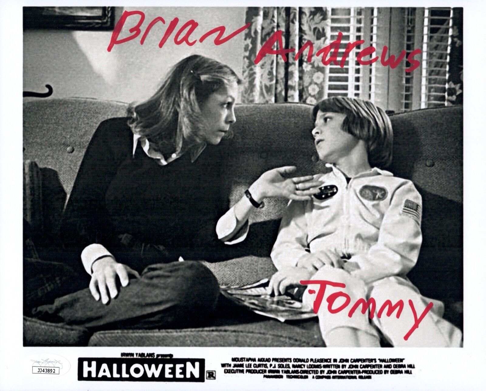 BRIAN ANDREWS Signed HALLOWEEN 8x10 Photo Poster painting IN PERSON Autograph JSA COA Cert