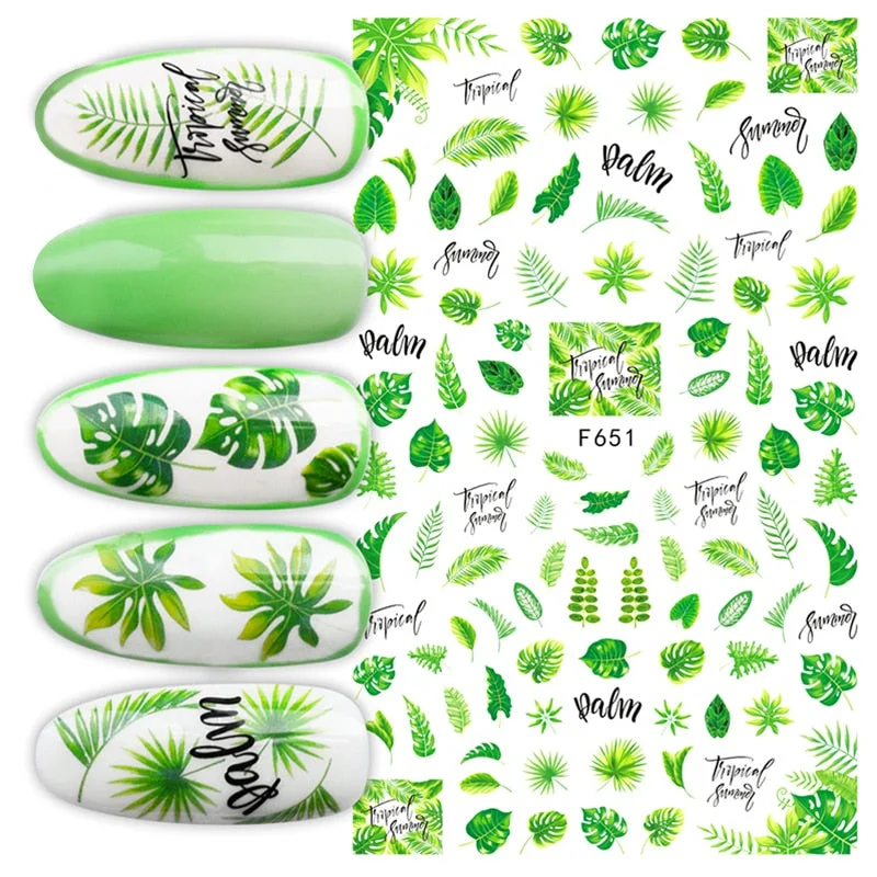 The New 3D Nail Sticker Cool English Letter Stickers For Nail Foil Love Heart Design Nails Accessories Fashion Manicures Sticker