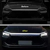 Car Hood LED Light Bar New Start Scanning Streamer Light Hood Light Center Grid Atmosphere Light Hood Light Super Bright Light Guide Light