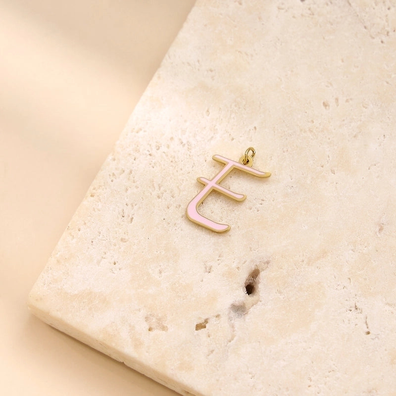 1 Piece 304 Stainless Steel Letter Jewelry Accessories Pendant