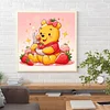 Diamond Painting -5D Full Round Drill Bear Strawberry