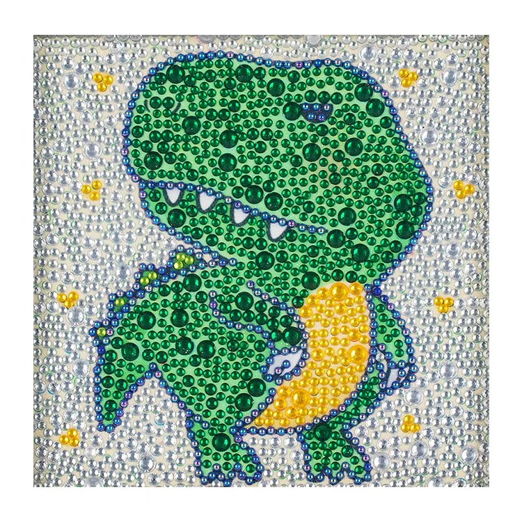 Cartoon Animal - Full Crystal Drill Diamond Painting - 18x18cm(Canvas)