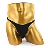 Men's Fashion Sexy Hollow Out Double Low Brief Thong G-String Bikinis Underwear