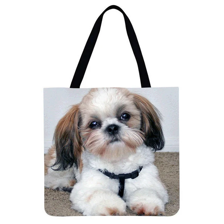Dog - Linen Tote Bag
