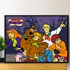 Scooby Doo Round Diamond Diamond Painting 40*30cm